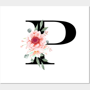 LETTER MONOGRAM P Posters and Art